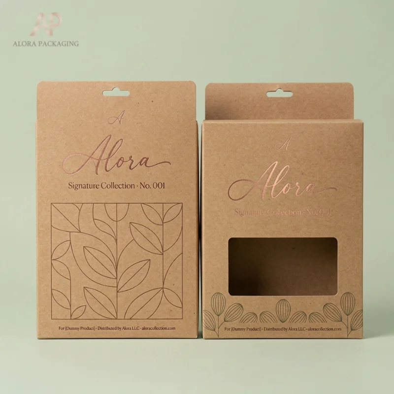 Kraft Window Boxes